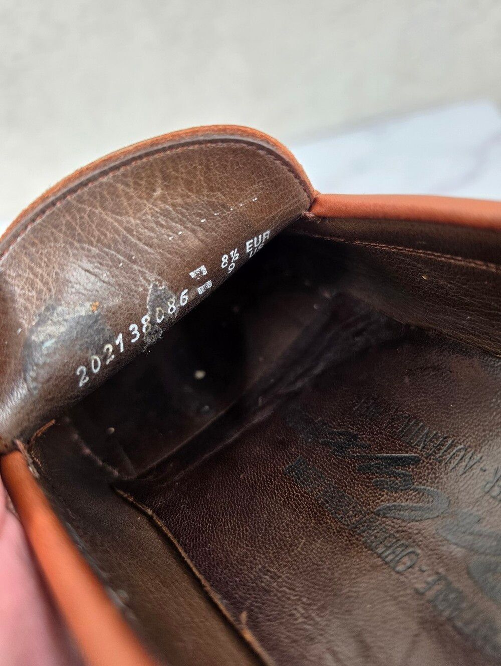 Mephisto Ralyx Air Relax Mens Brown Caoutchouc Leather Penny Loafers - Picture 11 of 14